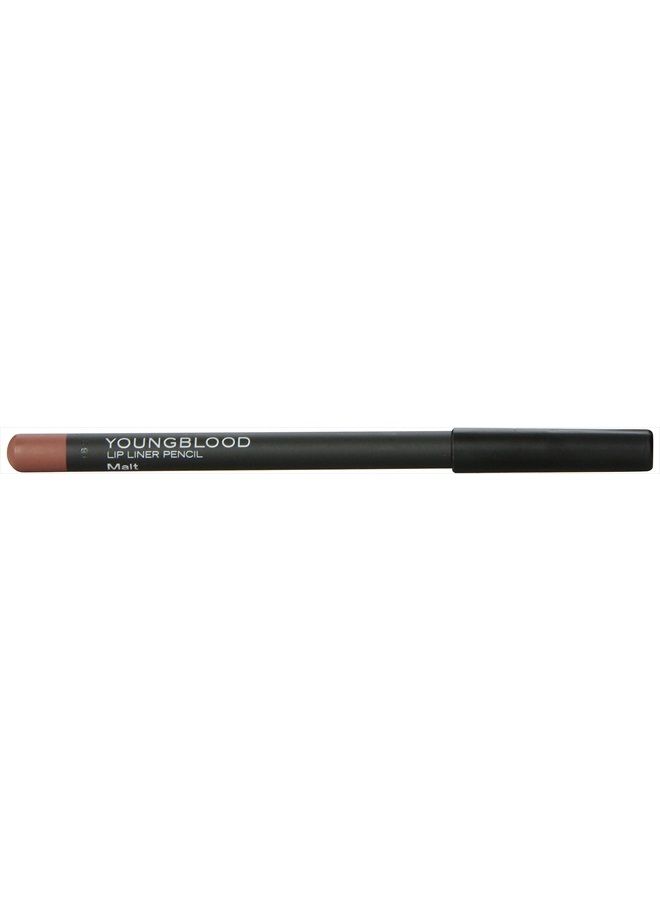 Clean Luxury Cosmetics Lip Liner Pencil, Malt | Long Lasting Creamy Matte Lip Liner Pencil | Cruelty Free, Paraben Free, Gluten Free, Vegan