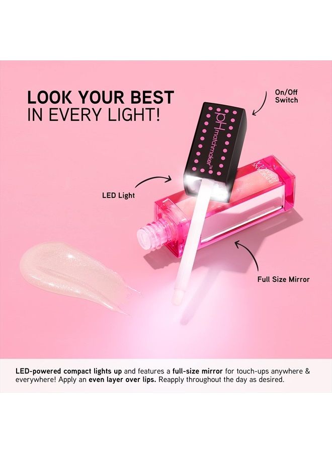 pH Matchmaker pH Powered Makeup Lip Gloss, Matches Your Lip Color Based On PH Levels, Personalized Color Changing, Light Pink