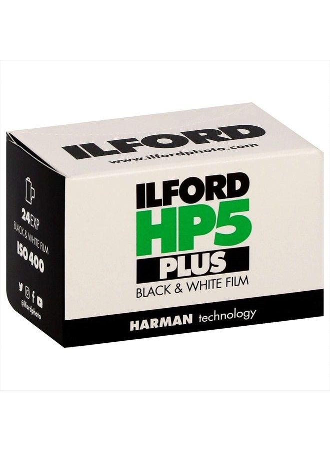 HP5 Plus, Black and White Print Film, 135 (35 mm), ISO 400, 24 Exposures (1700646)