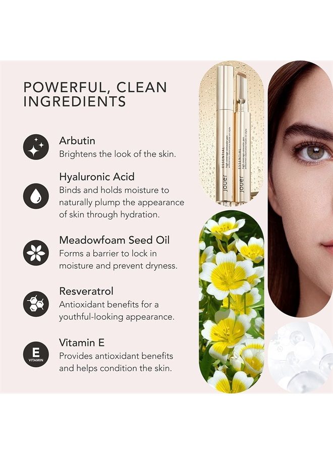 Essential High Coverage Concealer Pen - Medium to Full Coverage Cream Concealer Makeup - Color Corrector for Spot Coverage, Dark Circles and Contour, Chiffon
