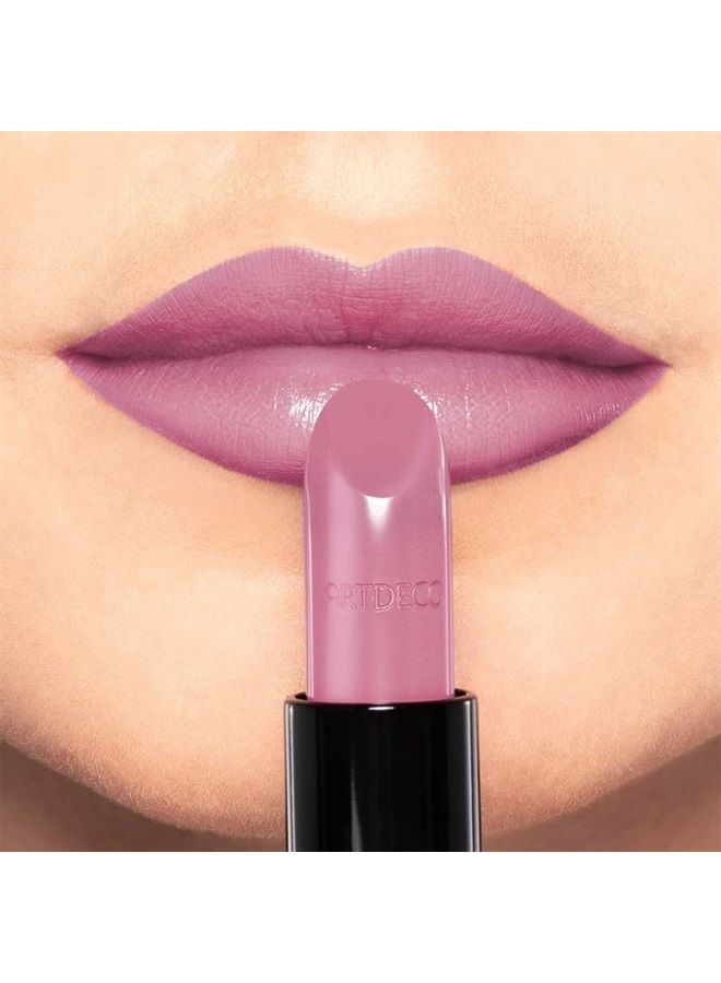 Perfect Color Lipstick, frosted rose (0.14 Oz) – glide-on lipstick with rich color & plumping effect, creamy, pearly finish, hyaluronic acid has a plumping effect, lip plumper, lip care, makeu