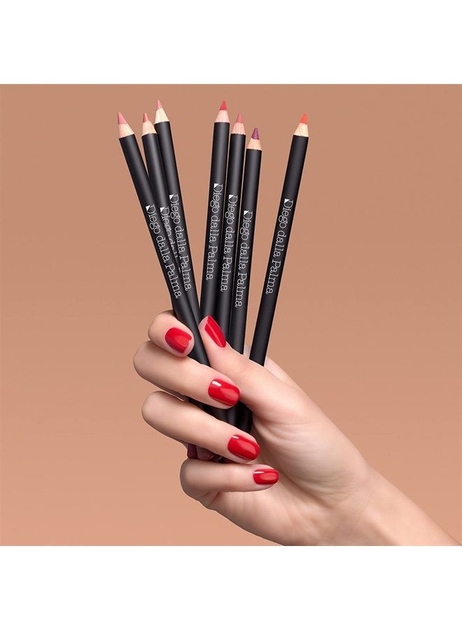 Lip Pencil - Precise And Highly Blendable Strokes - Long-Lasting, Highly Comfortable Texture - Rich Color Payoff - Defines And Reshapes Uneven Lips - 97 Orange Red - 0.06 Oz