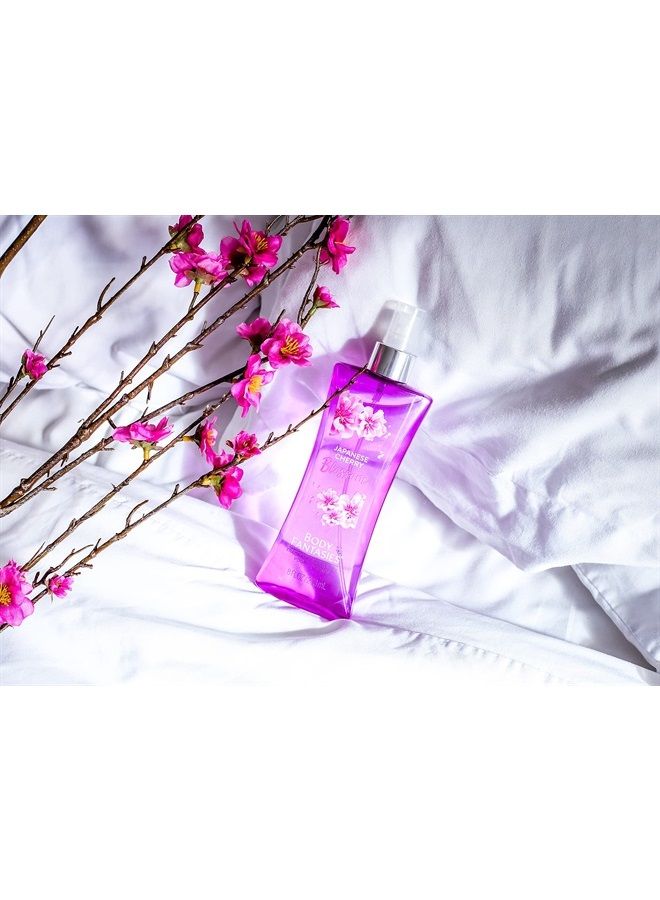 Body Fantasies Signature Fragrance Body Spray, Japanese Cherry Blossom, 8 fl oz (Pack of 2)