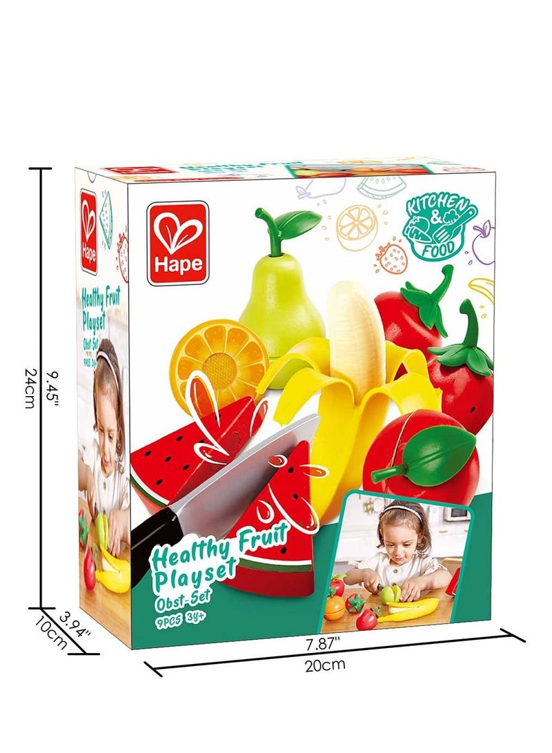 Hape Farm Shop Fruit Wooden Playset 7pcs