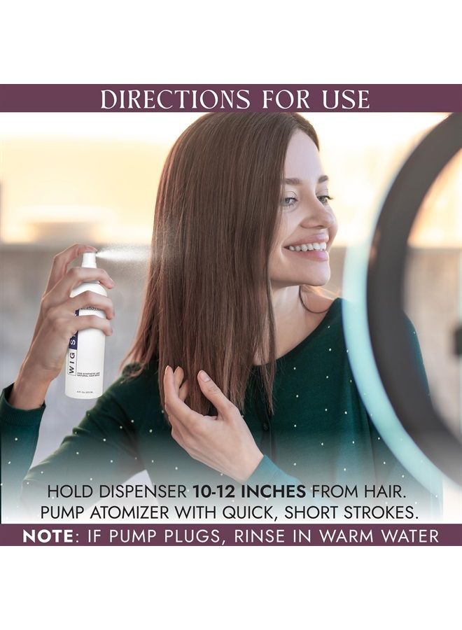 Non-Aerosol Wig Spray for Synthetic and Natural Hair Wigs (1 Pack)