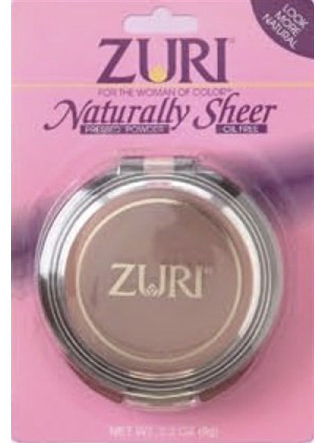 Zuri Naturally Sheer Pressed Powder - Soft Brown