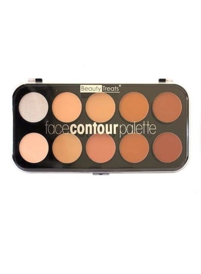 BEAUTY TREATS Face Contour Palette - 10 Shades