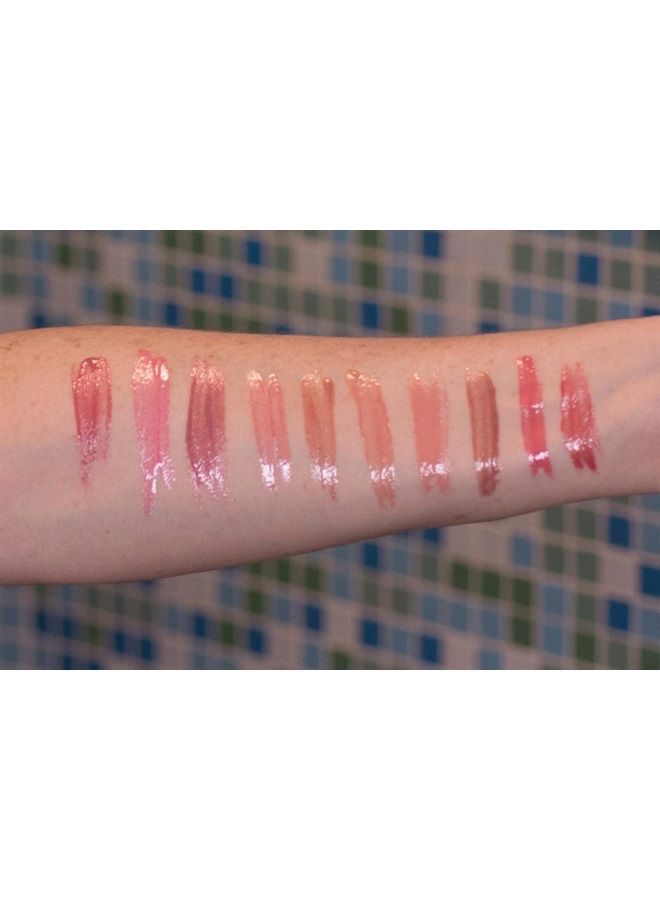 Line Smoothing Lip Gloss - Long lasting, Paraben-free, with Brown Algae and Golden Seaweed, Clinically Tested - [Pinkly Nude]