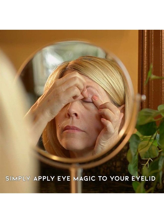Premium Instant Eye Lift (Small/Med Kit + Emollient Gel) Lifts and Defines Droopy, Sagging, Hooded, Eyelids For A Youthful Look | Safe For Daily Use | Made in America