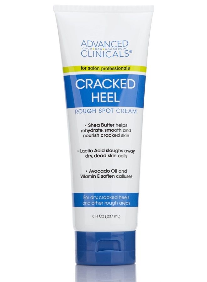 Cracked Heel Foot Cream Moisturizer Skin Care Lotion For Feet W/Shea Butter, Moisturizing Foot/Hand Lotion Helps Heal Cracked Skin, Rough Spots, Calluses, & Dry Skin, 2-Pack