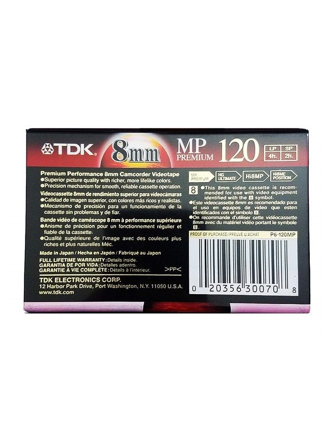 P6120MP 8mm MP Premium Video Tape