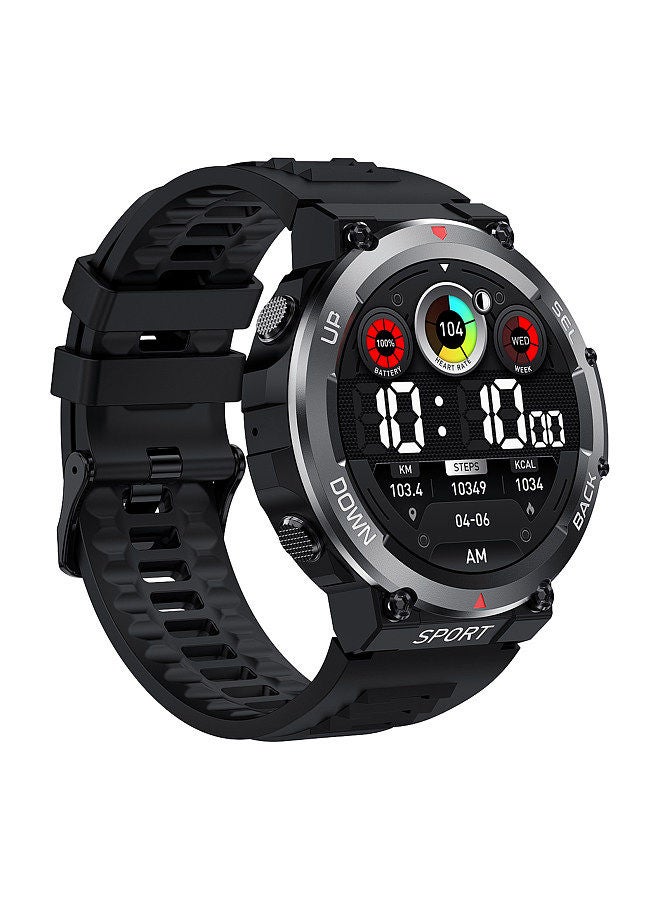 LF33 Smart Bracelet 1.39Inch TFT FullTouch Screen BT Call Fitness Tracker IP67 Waterproof Black
