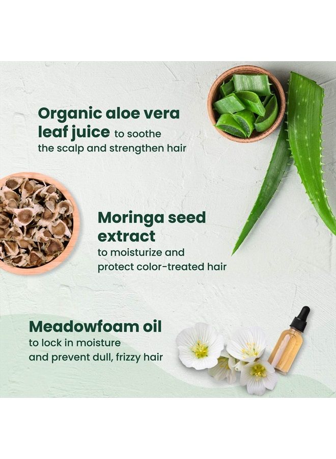 Normalizing Shampoo for Color-Treated, Normal Hair - Aloe Vera to Rebalance, Strengthen, & Add Shine - No Parabens, Sulfates, Gluten - 8.79 fl oz.