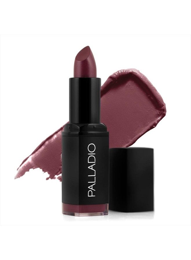 Herbal Matte Lipstick, Velvet Wine, Creamy and Full Coverage Long Lasting Matte Lipstick