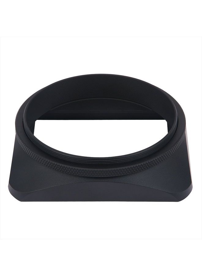 67mm Square Metal Screw-in Mount Lens Hood Shade with Cap for 67mm Canon Nikon Sony Leica Leitz Carl Zeiss Voigtlander Nikkor Panasonic Fujifilm Olympus Lens and Other 67mm Filter Thread Lens