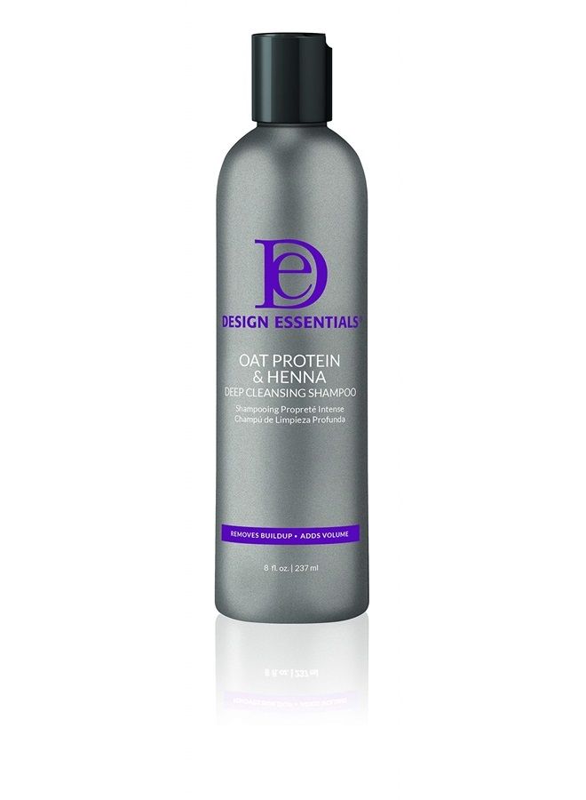 Oat Protein and Henna Deep Cleansing Shampoo, 8 Ounces