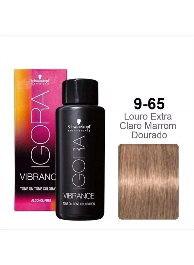 Professional Igora Vibrance Demi-Permanent Tone on Tone Hair Color (9-65)