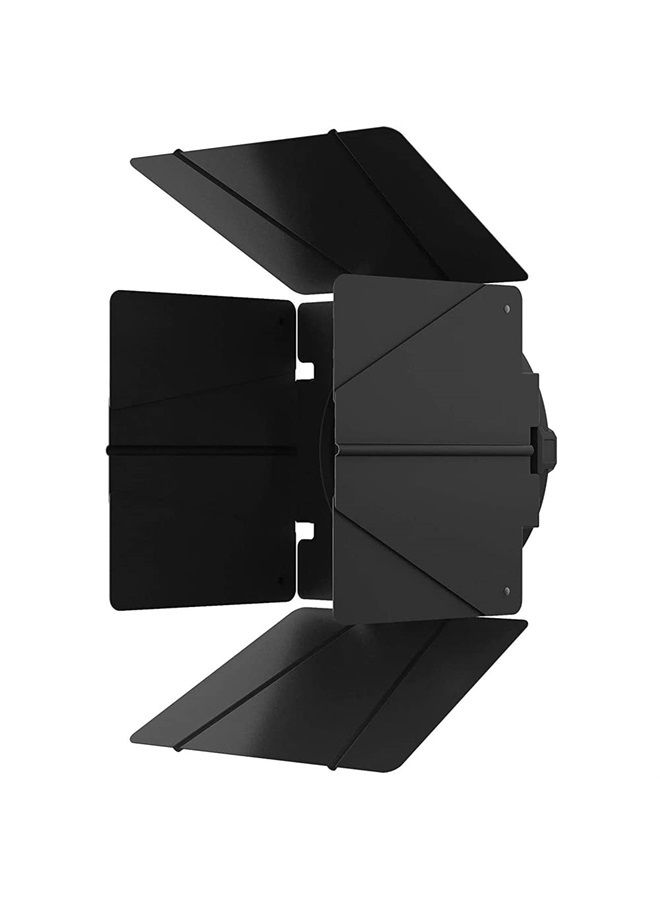 F10 Barn Doors with Bowens Mount for Aputure 120D/300D/300X/600D/600X, F10 Fresnel Zoom Lens