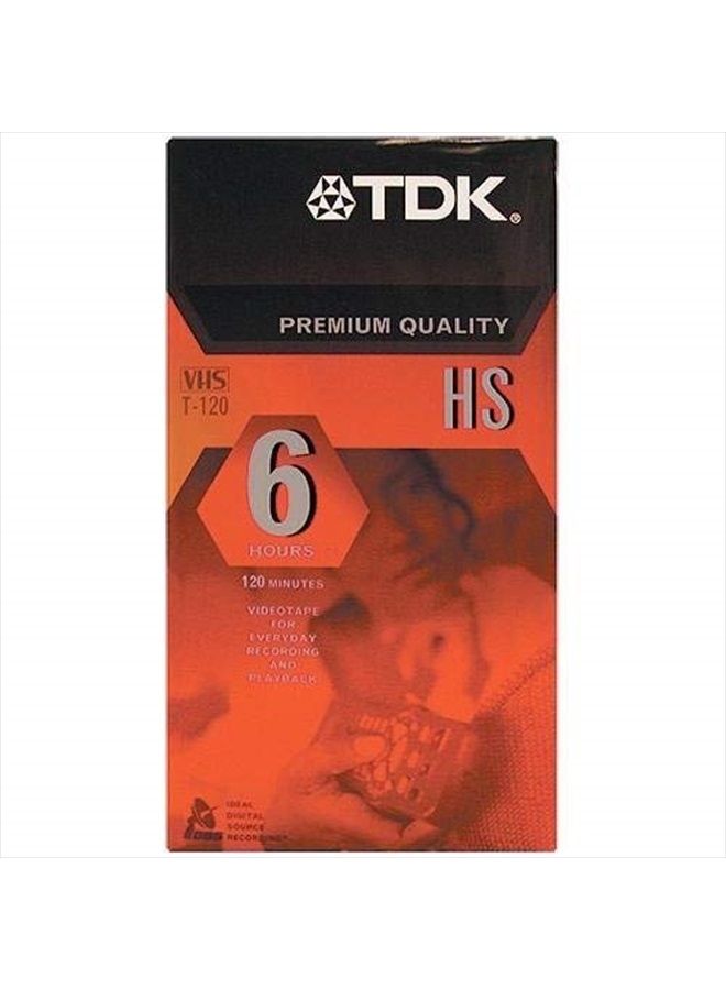 T-120 12 Pack High Standard Grade VHS Blank Video Recording Cassette Tapes 12 Pack