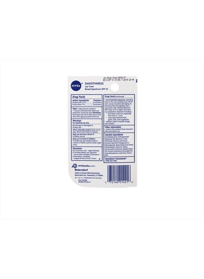 Smoothness Lip Care SPF 15, 0.17 oz (Pack of 3)