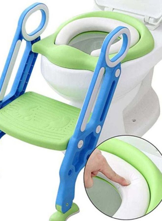 Foldable Stepped Toilet Seat