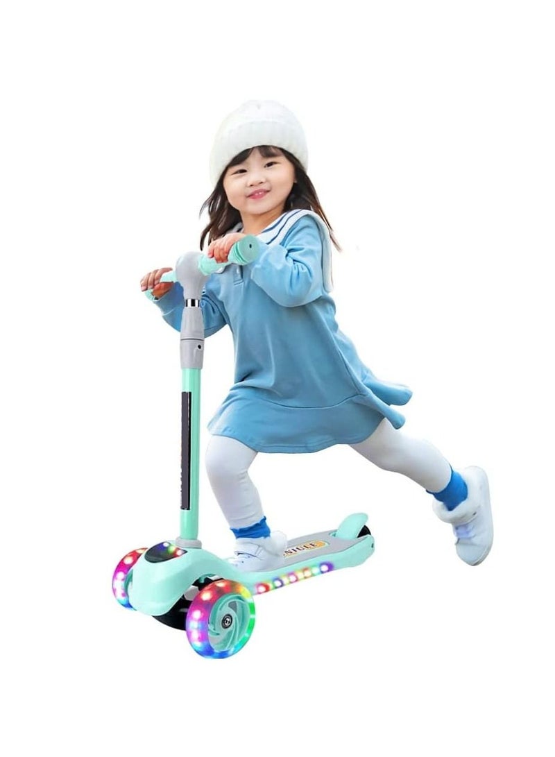 Super Fashion Kick Scooter 3 Wheel Indoor And Outdoor Scooter With Adjustable Height And LED Light Music