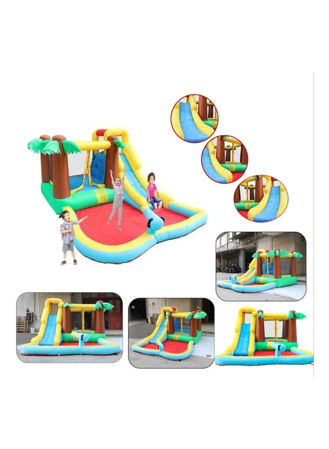 Kid Zone Inflatable Wet/Dry Combo Outdoor Air Jumping Bouncy Castle For Events