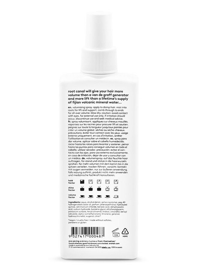 Root Canal Volumizing Spray - Texture Boost Supports Roots Natural Thickening Lightweight Hair Styling Spray - 200ml / 6.8fl.oz