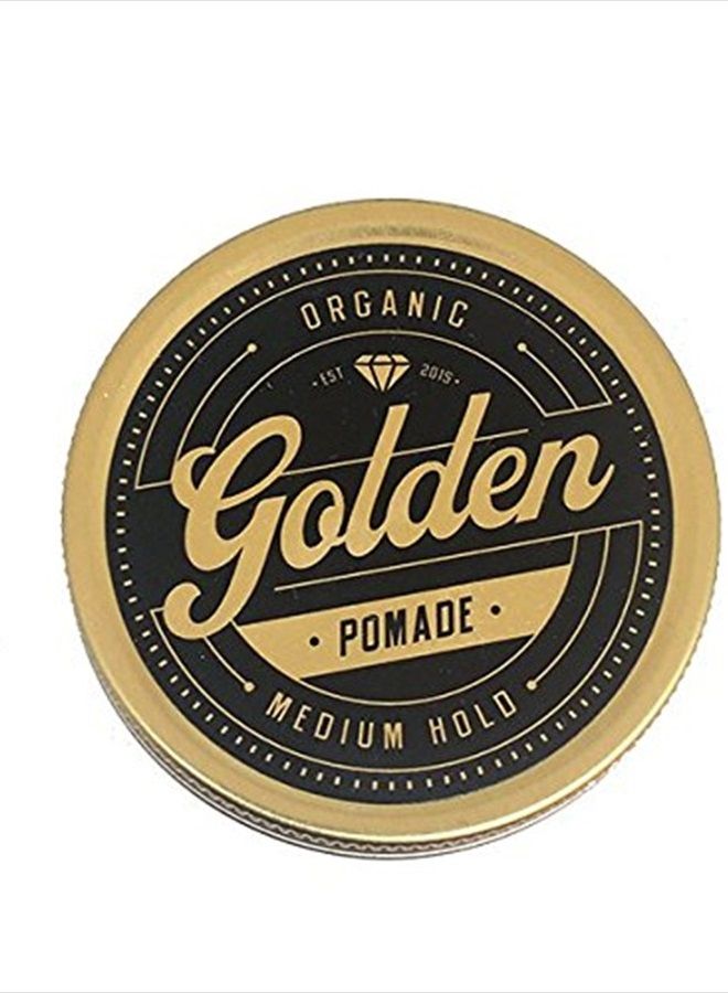 6.7 Oz Organic & Natural Hair Pomade Wax & Oil Base - Handcrafted with love in Denmark by Us - Perfect Shine effect for long and short hair - Medium and Flexible Hold - UNISEX -Organic