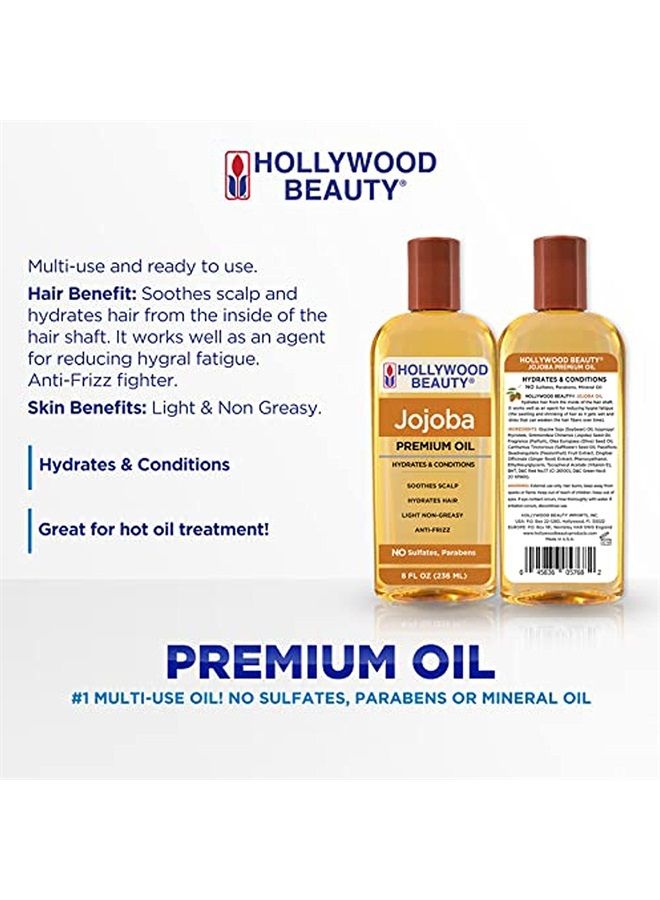 Jojoba Oil Scalp Treatment, Beige , 8 Oz