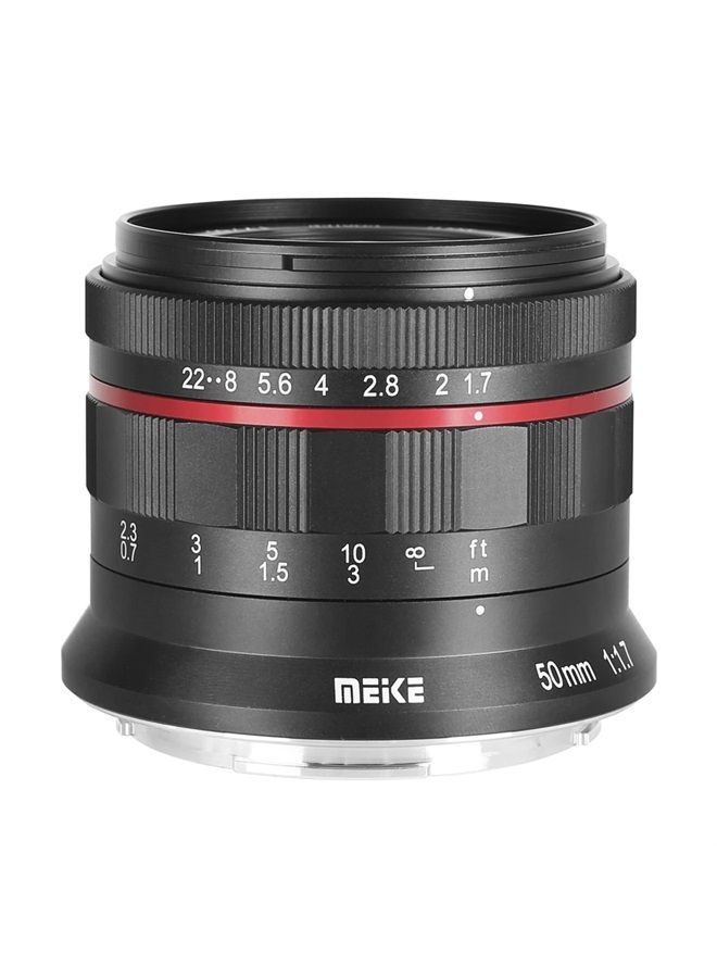 50mm F1.7 Full Frame Manual Focus Prime Lens Compatible with Z Mount Cameras Z5 Z6 Z7 Z30 Z50