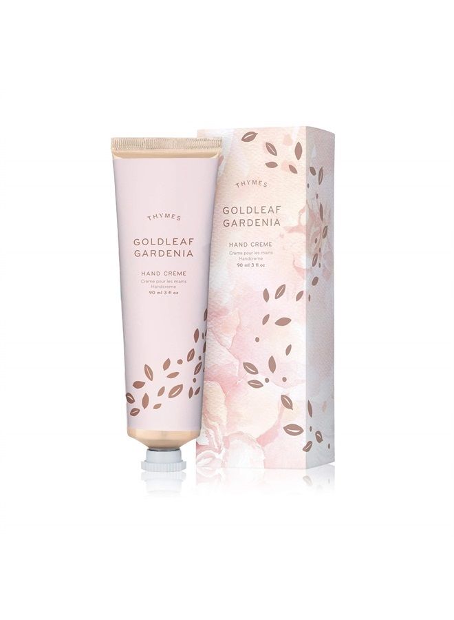 Goldleaf Gardenia Hand Crème - Deeply Moisturizing Cream with Light Floral Scent for Women - 3 oz