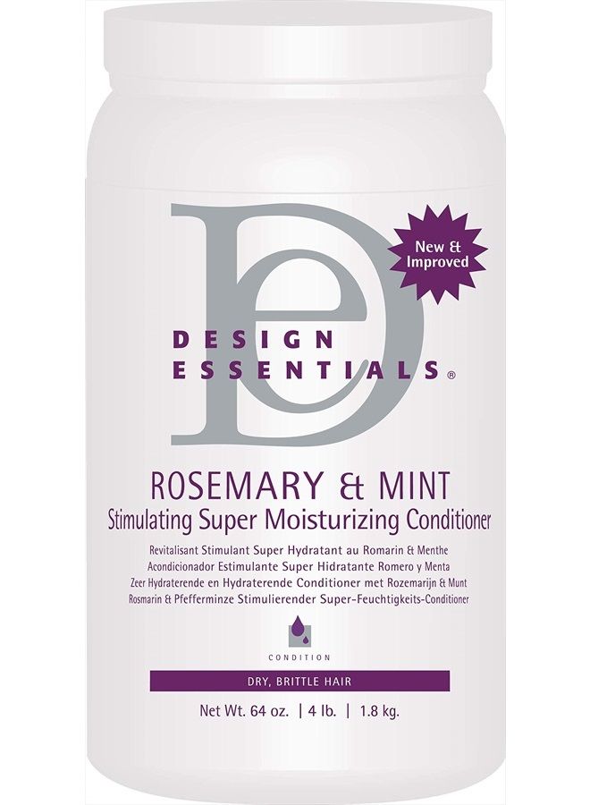 Rosemary & Mint Stimulating Super Moisturizing Conditioner 4 Pound (Pack of 1)