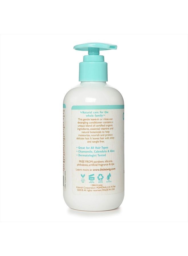Detangling Conditioner, Natural Conditioner with Plant Derived Formula, Hair Conditioner with Essential Oils and Extracts, Suitable for Whole Family, Fragrance-Free, 8.5 fl oz.