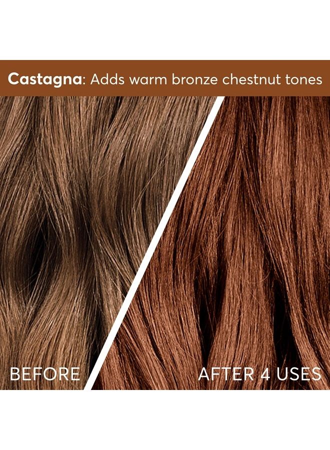 Color Therapy, Castagna, Color Depositing Hair Mask & Deep Conditioning Treatment, Intensely Hydrating, Refreshes Color & Tone, Keratin & Argan Oil, 4 Fl Oz (118 mL)