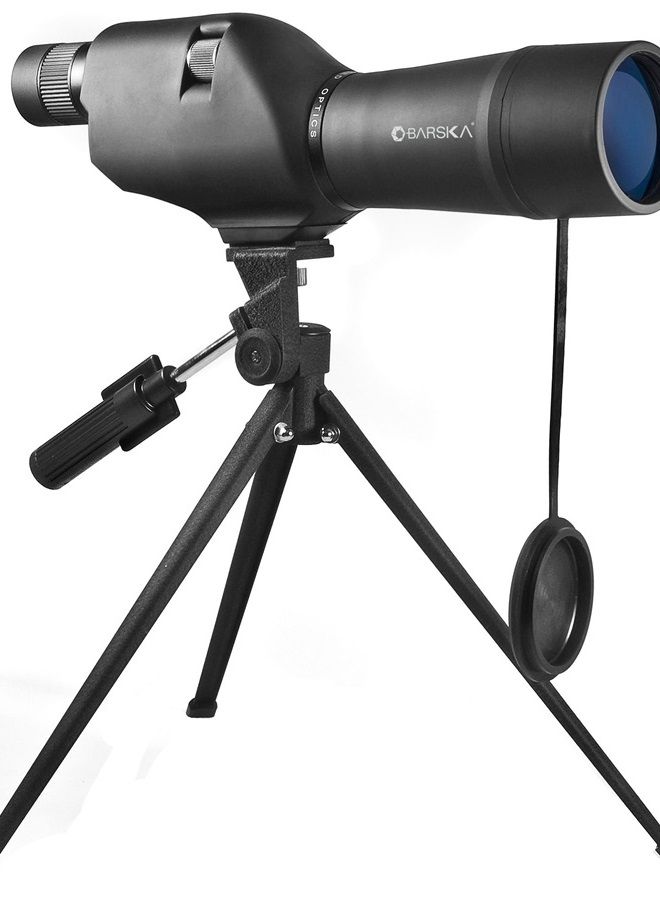 20-60x60 Waterproof Straight Spotting Scope with Tripod , Black