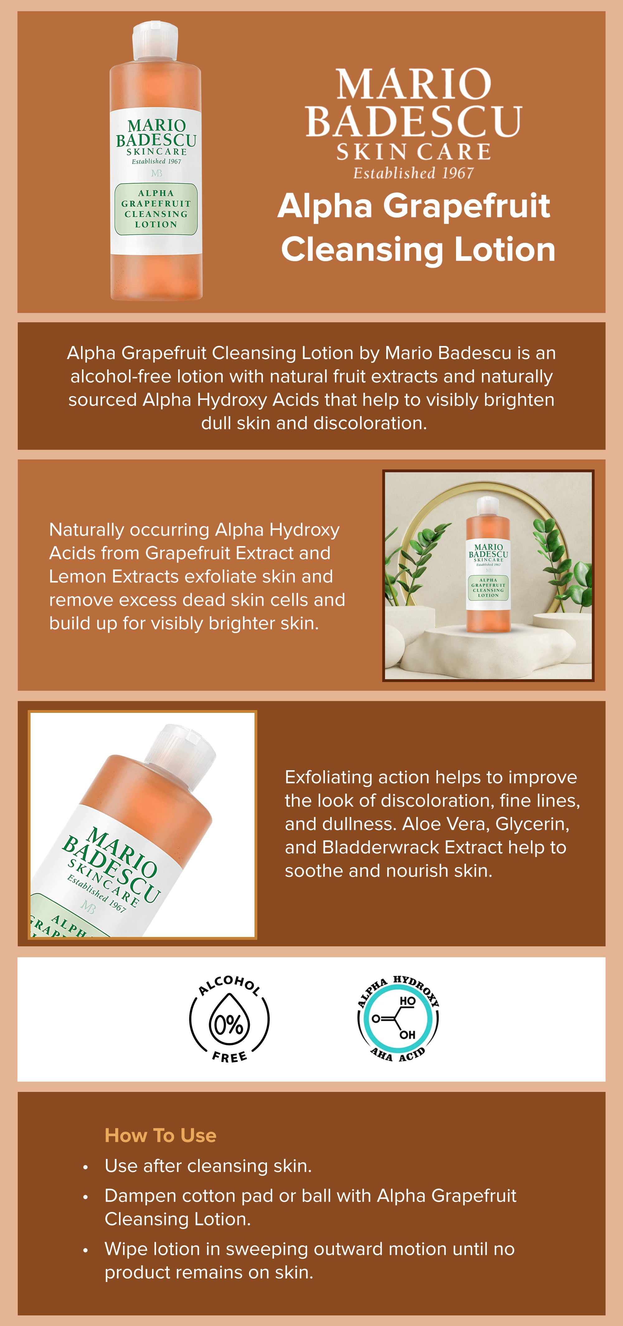 Alpha Grapefruit Cleansing Lotion 472ml
