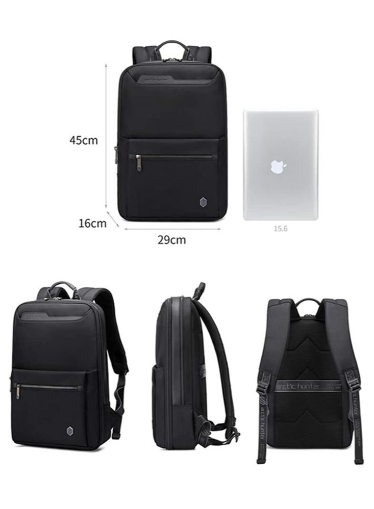 Business Travel Laptop Backpack, Waterproof Professional Expandable Bag for Men