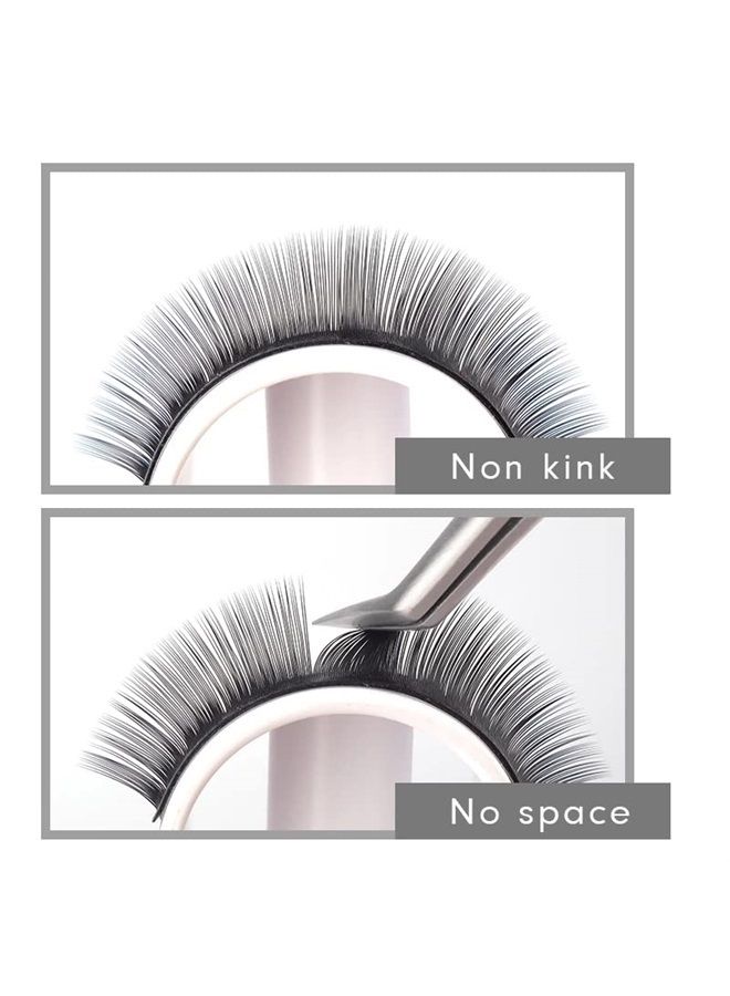 Individual Eyelashes Extensions .07 C Curl D Curl Salon Tray Russian Volume Lash Tray False Eyelashes Korean PBT Faux Mink Silk Lash Semi Permanent Natural Eyelash Extensions .10 .15 .20 J B Curl