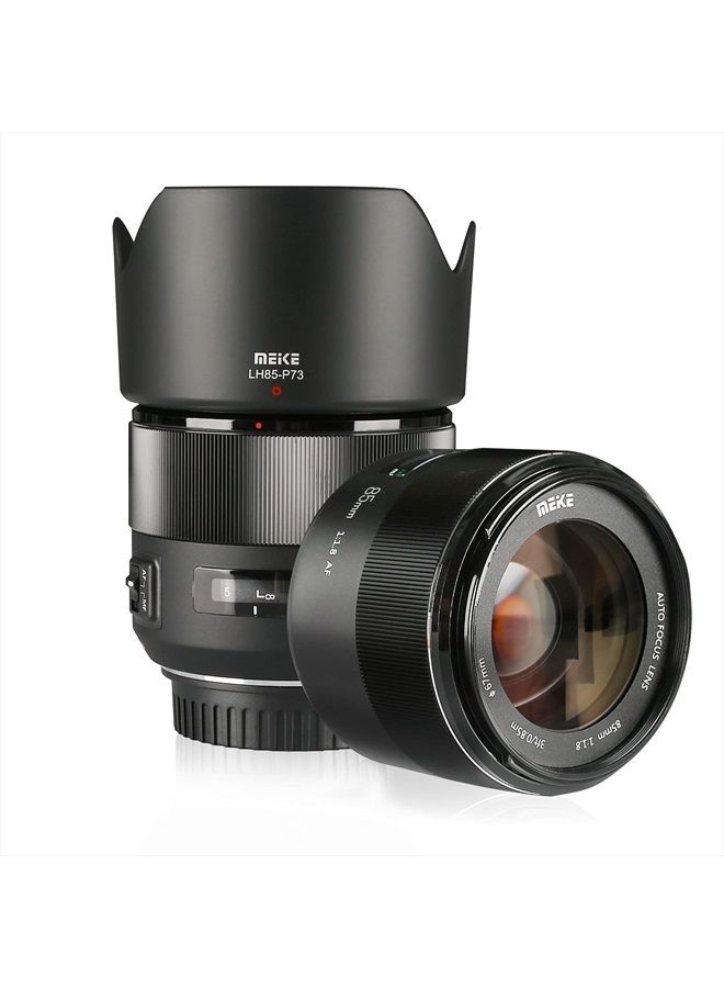 85mm f1.8 Large Aperture Full Frame Auto Focus Telephoto Lens for Canon EOS EF Mount Digital SLR Camera Compatible with APS C Bodies Such as 1D 5D3 5D4 6D 7D 70D 550D 80D
