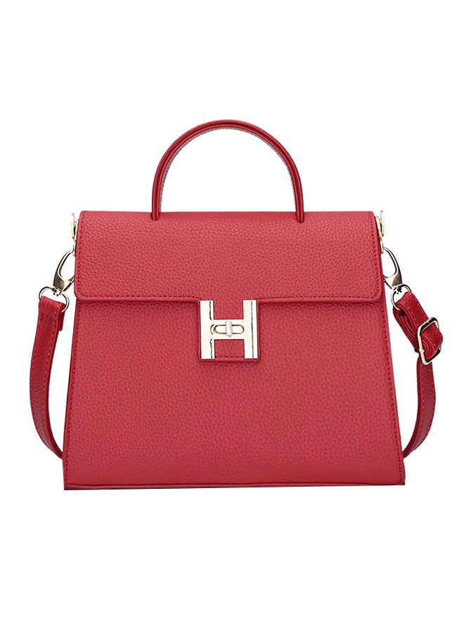 Solid Color Brief Design Ol Style Top All Match Bag Red