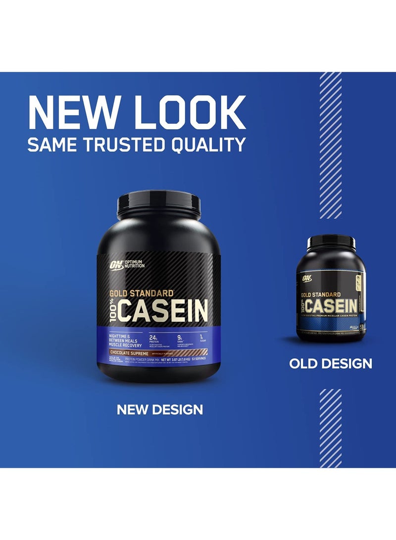 Gold Standard 100% Micellar Casein Protein Powder, 24 Grams of Protein, Slow Digesting, Helps Keep You Full, Overnight Muscle Recovery - Creamy Vanilla, 1.81 Lbs, 25 Servings (825 G)