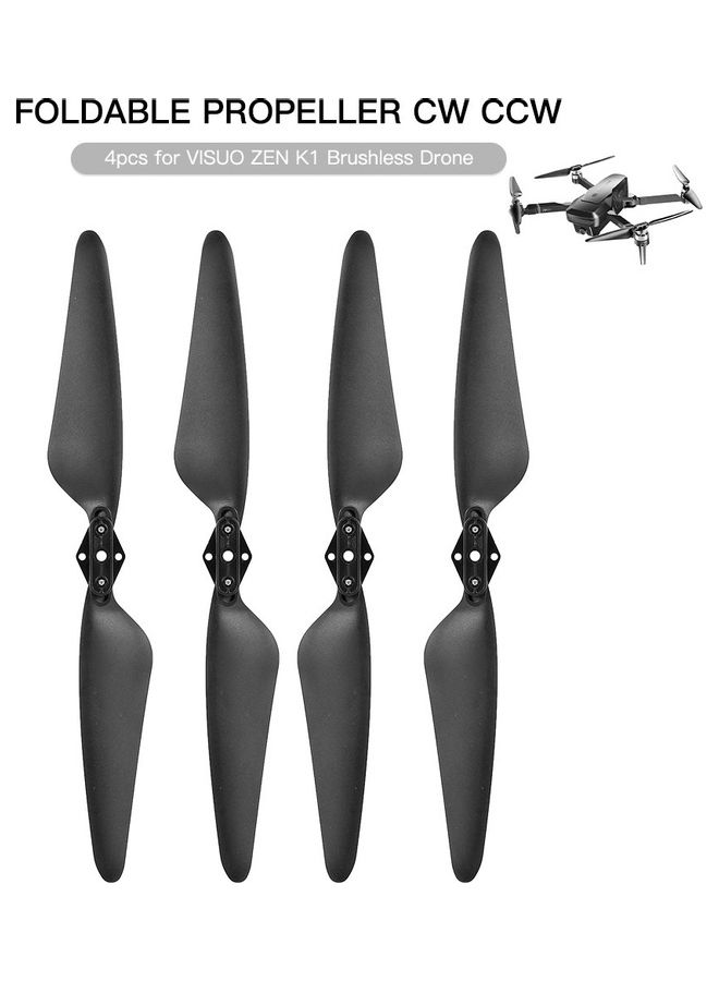 4-Piece Foldable Propeller Blades For Vusuo Zen K1 Drone