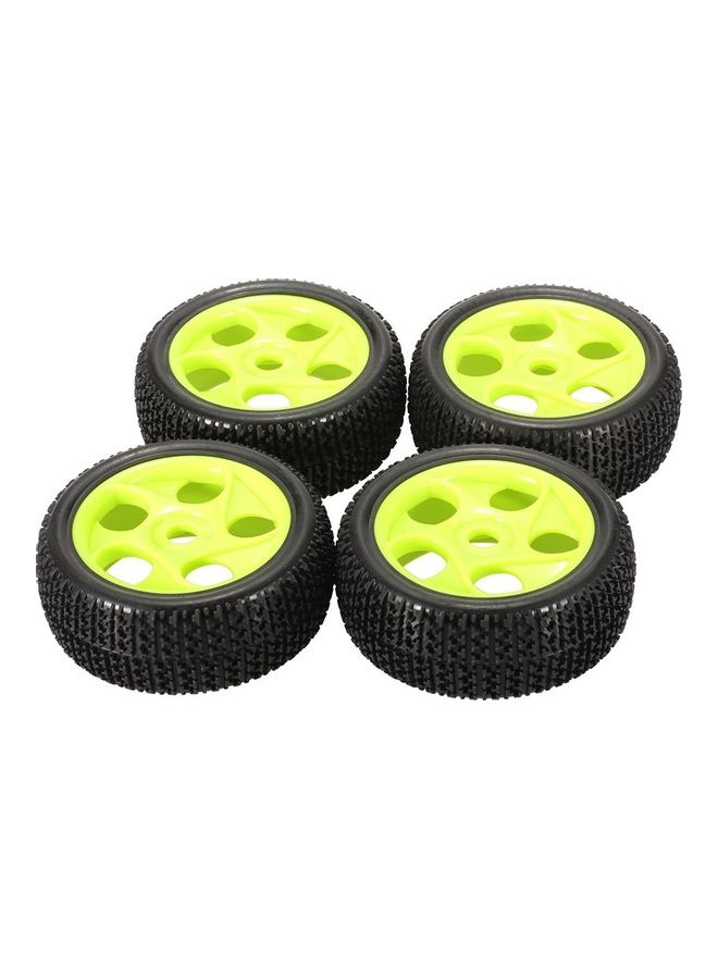 4 Peice 112mm Rubber Tires