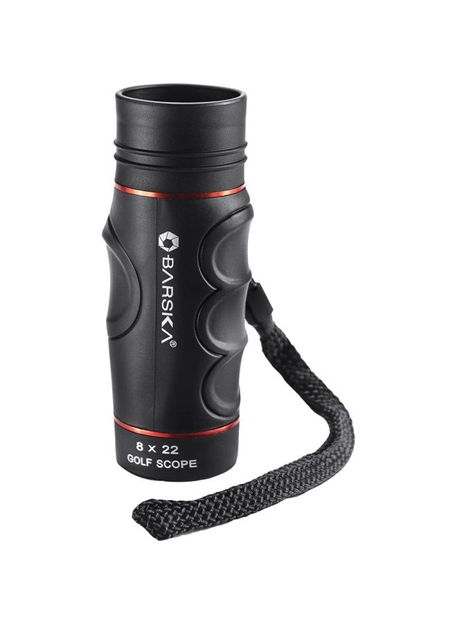 Blueline 8x22 Waterproof Golf Scope (Yards) , Black