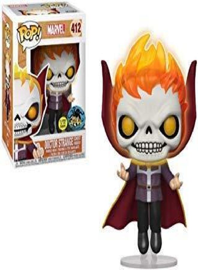 Funko Pop! Marvel #412 GITD Doctor Strange Ghost Rider (2018 Comikaze Exclusive)
