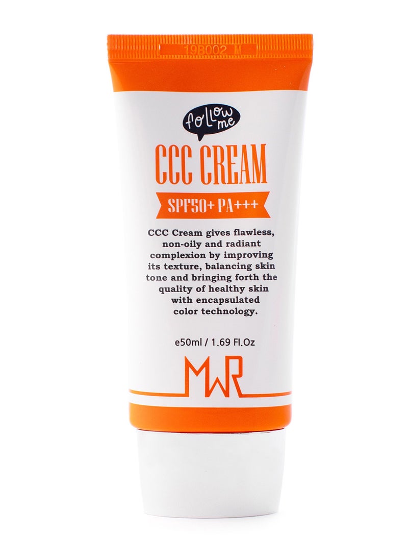 MWR CCC Cream (Dark) SPF50+ PA+++, 50 ml