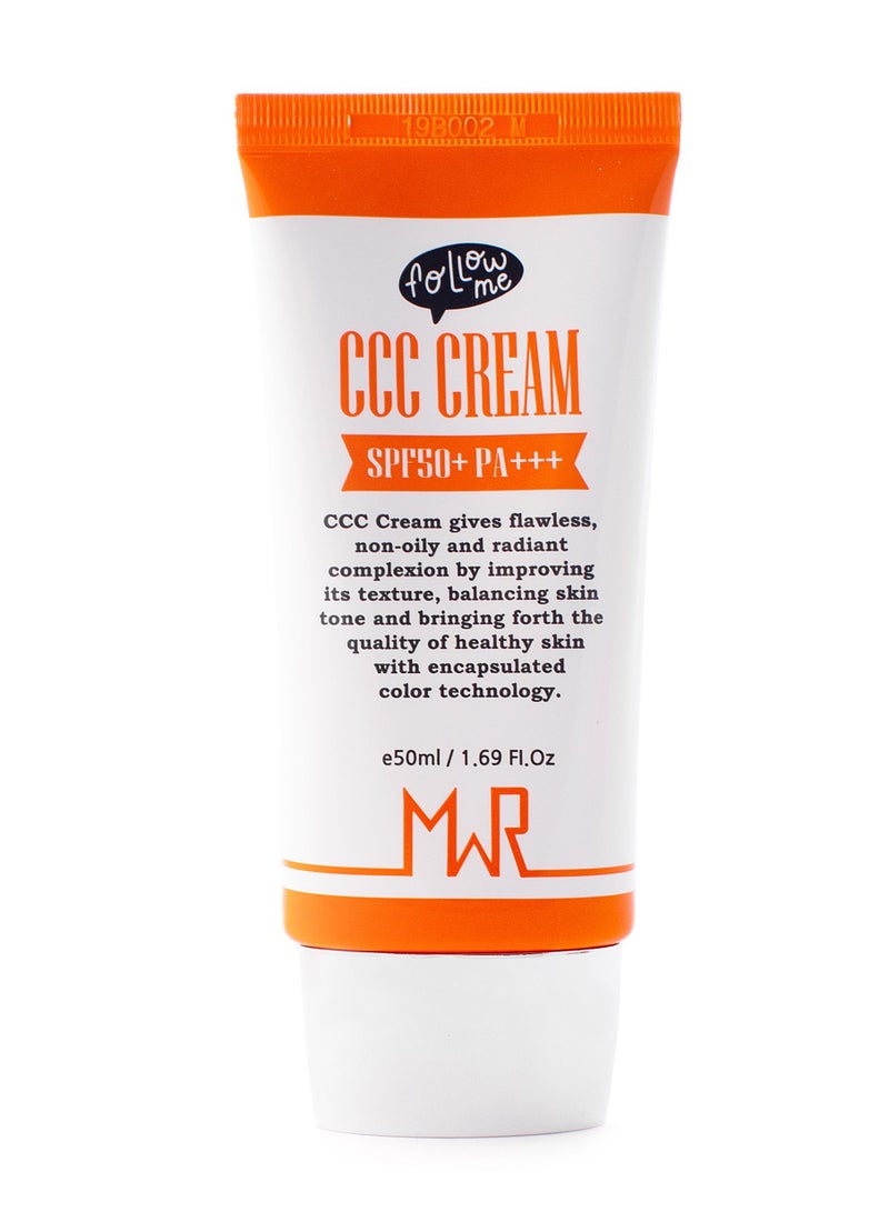 MWR CCC Cream (Medium) SPF 50+ PA +++, 50 ml