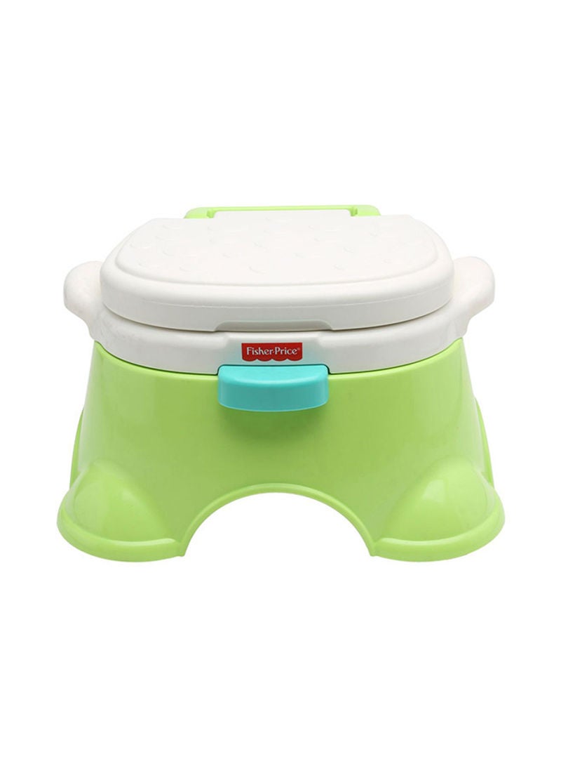 3-In-1 Royal Stepstool Potty - Green/White/Blue