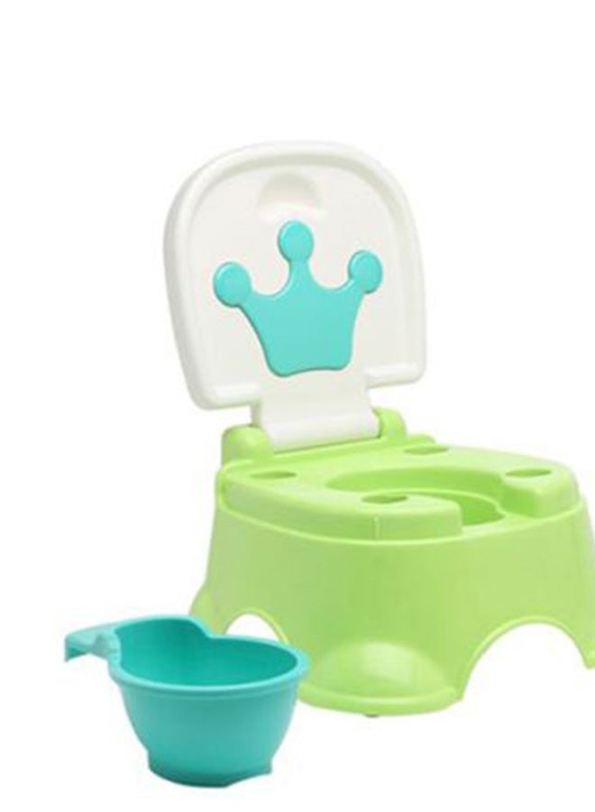 3-In-1 Royal Stepstool Potty - Green/White/Blue